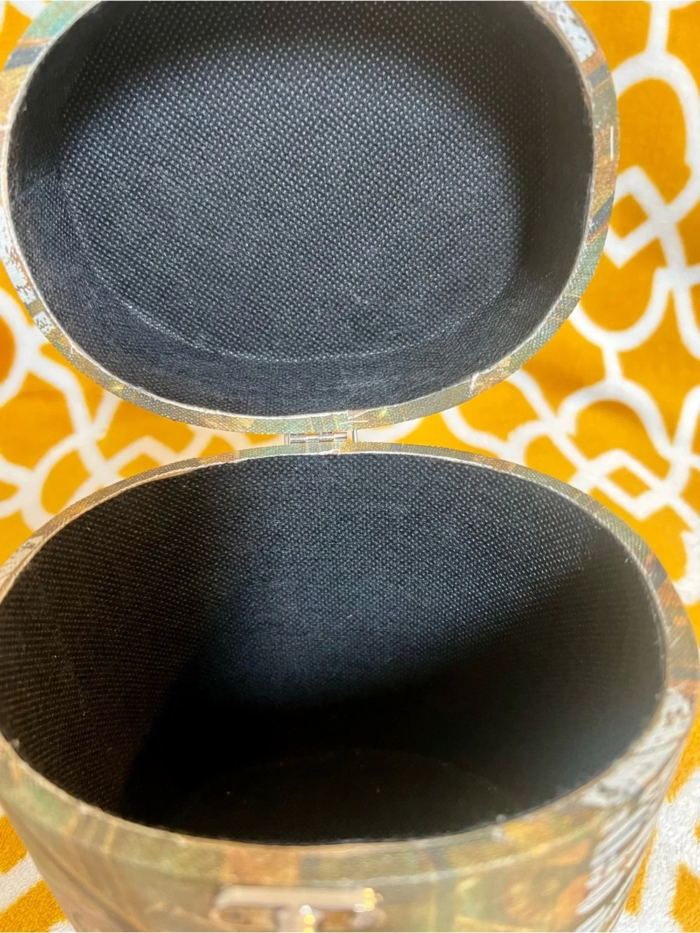 PFS TPC No. 3 Set of 3 Vintage Oval Sports Trinket Boxes w/ Lids Latch